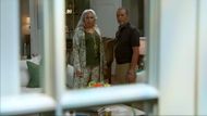 “I take you, Vernon and Anita Dupree, as my lawfully-wedded shouse,” Leslie basically told her neighhbors on Beyond the Gates | Image: CBS